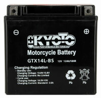 Kyoto Batterie GTX14L-BS SLA AGM 12V/12Ah YTX14L-BS...