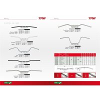 TRW Stahllenker Flyerbar 1Zoll(25,4mm) mit ABE MCL132SKK...