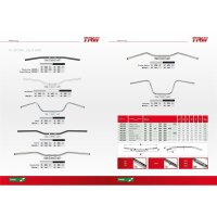 TRW Stahllenker schwarz Roadstar Wide mit ABE Breite 965 mm für Custom Bikes