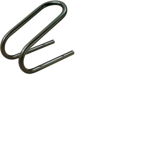 Vorderradhalter für Anhänger schwarz Innenmaß 5" (ca. 125mm)