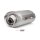 MIVV Auspuff Oval Edelstahl Slip-On für Kawasaki ZX-6 R 600 Bj. 07-08