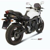 MIVV Suono Edelstahl Carbon-Endk. 2 Slip-On f&uuml;r Yamaha FZ6 Fazer Bj. 04-11