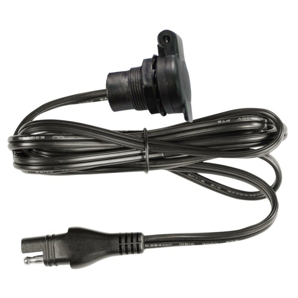 Einbausteckdose 12V mit Kabel 10AH BÜSE