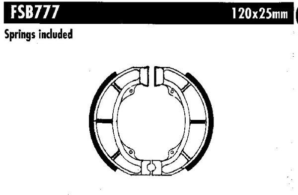 bremsbacken ferodo fsb 867 ERSATZ = 3507429