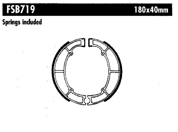 Bremsbacken Kawasaki ferodo fsb718