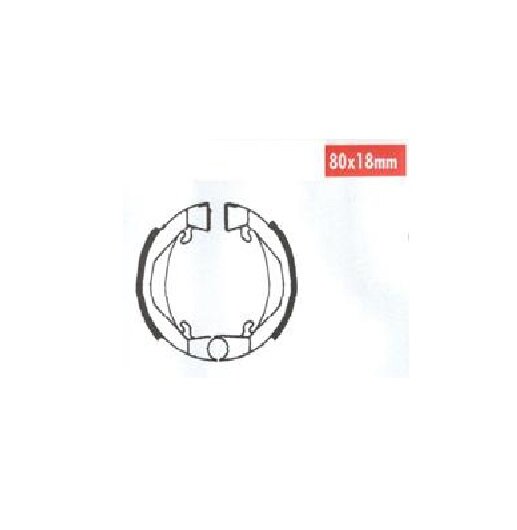 bremsbacken ferodo fsb 712 / GF1143