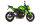 MIVV GP schwarz Slip-On f&uuml;r Kawasaki Z 750 ccm Bj. 07-14