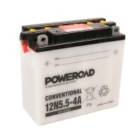 POWEROAD Batterie Dry Charged (ohne Batteries&auml;ure)...