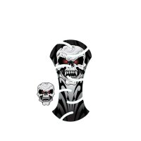 LETHAL THREAT Tankpad Tribal Skull Rounded