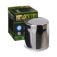 Ölfilter Hiflo HF174C für Harley Davidson in chrom