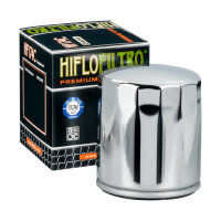 Ölfilter Hiflo HF174C für Harley Davidson in chrom