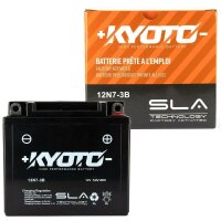 KYOTO Batterie SLA (bef&uuml;llt,ready to use) 12V/7Ah (12N7-3B)