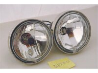 Scheinwerfer paar 90mm, mit Leuchtmittel, E-Prüfz.