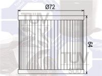 Ölfilter Hiflo HF133 für Suzuki GS, GR, GSF, GSX