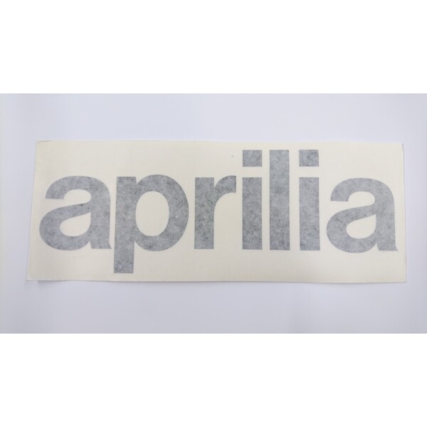 Aufkleber Schriftzug APRILIA schwarz 22 x 75 cm