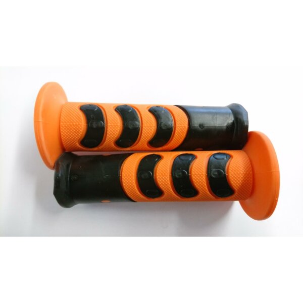 Griffgummi MX Competition orange-schwarz 22/25mm paarweise