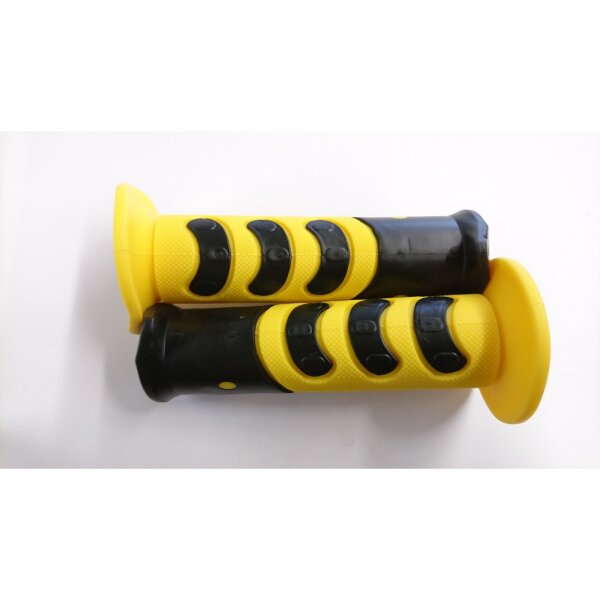 Griffgummi MX Competition gelb-schwarz 22/25mm paarweise