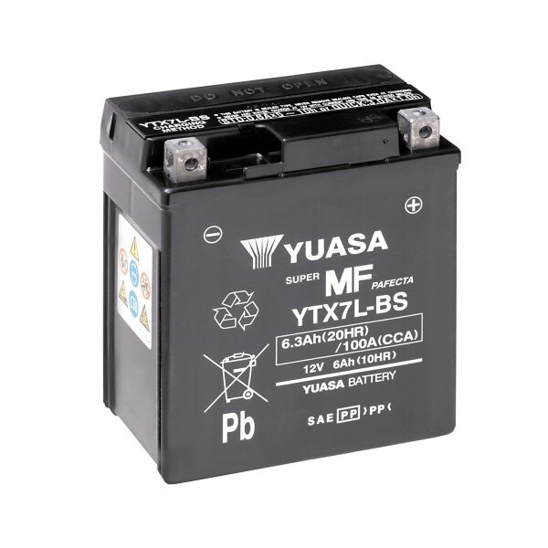 YUASA Batterie (bef&uuml;llt, ready-to-use) passend f&uuml;r APRILIA Mojito Mojito Custom 125ccm Bj 02 (YTX7L-BS)
