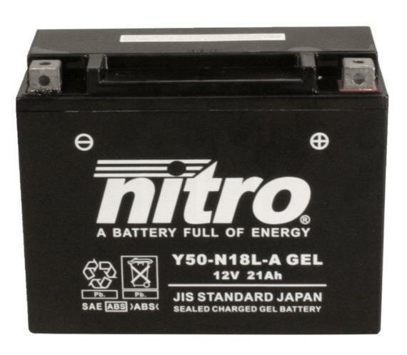 NITRO Batterie f&uuml;r ARCTIC CAT EXT Dlx (EFI) Bj 97-98 (Y50-N18L-A-CX)