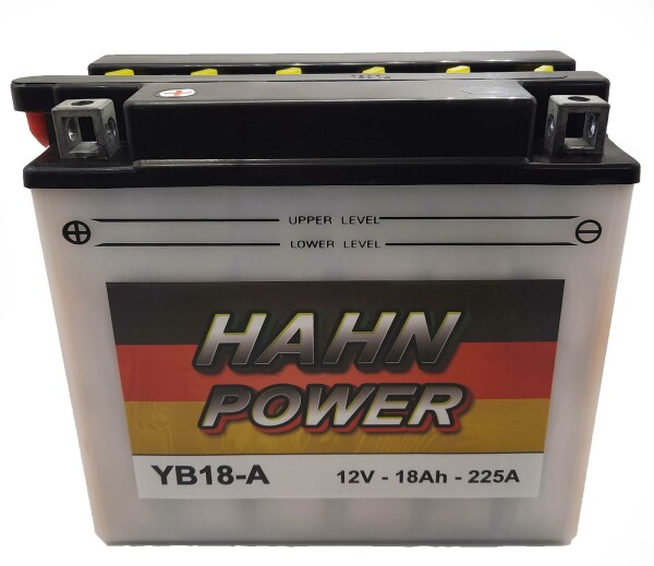 HAHN POWER Batterie passend f&uuml;r ARCTIC CAT Bearcat WT Bj 95-02 (YB18-A)