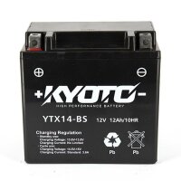 KYOTO Batterie passend f&uuml;r BMW F800GS alle Bj YTX14-BS