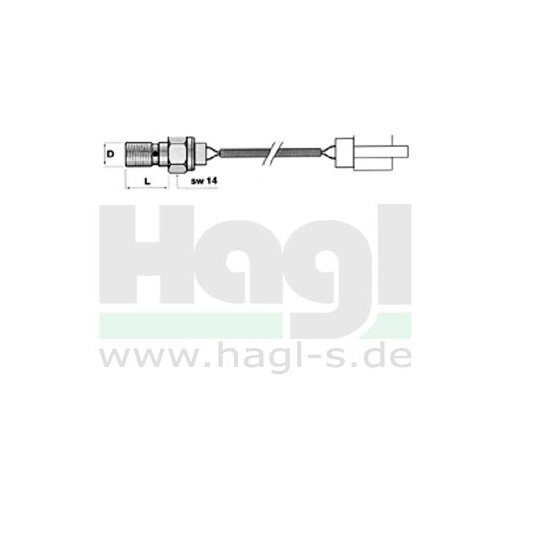 HAHN66 Bremslichtschalter hydraulisch M10x1,25