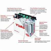 YUASA Batterie passend f&uuml;r POLARIS Ranger 2x4 Bj...
