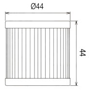 Ölfilter Edelstahl für Suzuki LTZ/DR-Z 400 LTR 450 KFX/DVX/KLX 400