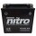 NITRO Batterie passend f&uuml;r HARLEY-DAVIDSON Sportster 1200 Custom ab Bj 12 (YTX14L-BS)