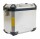 SIFAM Koffersatz mit Halter passend f&uuml;r YAMAHA XTZ 660 Z Tenere 2008-2016 1x38 + 1x45 Liter silber