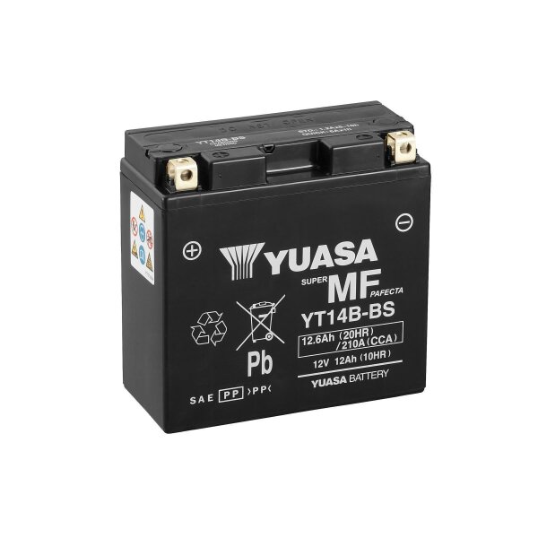 YUASA Batterie (bef&uuml;llt, ready-to-use) passend f&uuml;r YAMAHA FJR 1300 AS 1300ccm Bj 06-17 (YT14B-BS)