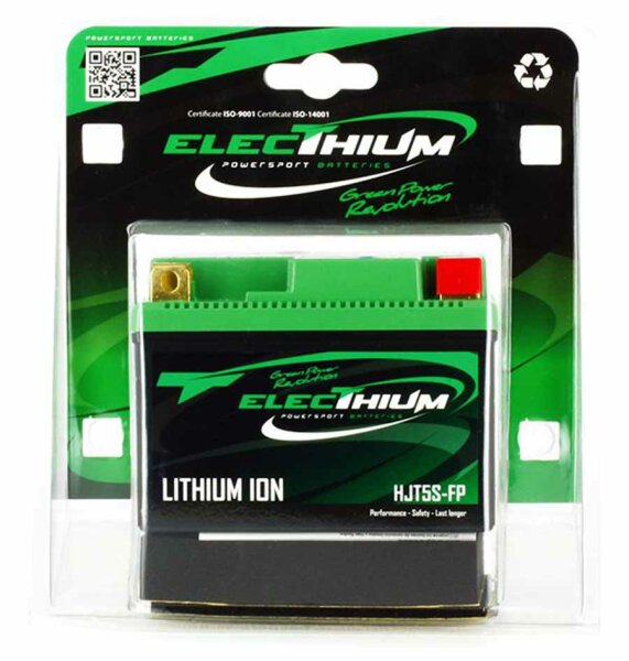 ELECTHIUM Batterie Lithium-Ion LiFePO (YTX4L-BS)