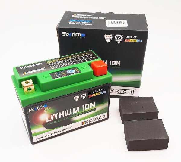 SKYRICH Batterie Lithium-Ion LiFePO 12N5-3B/12N5.5-3B (HJB5L-FP)