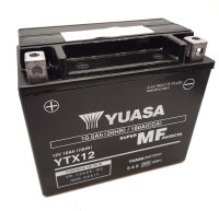 YUASA Batterie f&uuml;r KYMCO Super-9 Bj 0 (YTX12-BS)