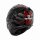 SHARK Integralhelm SPARTAN GT E-BRAKE schwarz-grau-rot matt Größe M