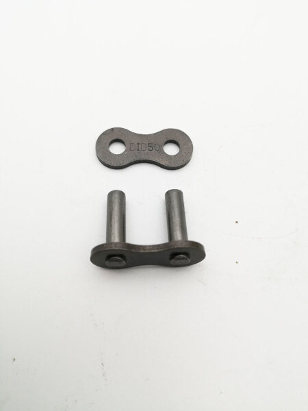 DID Kettenschloss Voll-Nietschloss DID50/530 verstärkt stahlfarben