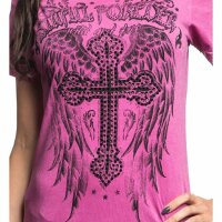 AFFLICTION SINFUL Damen-Shirt Crystal Cathedral