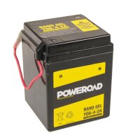 POWEROAD Batterie GEL (bef&uuml;llt, ready-to-use) 6V/4Ah...