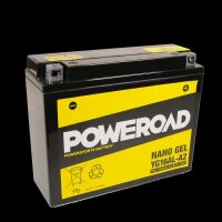 POWEROAD Batterie GEL (bef&uuml;llt, ready-to-use)...
