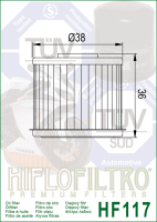 Ölfilter Hiflo HF117 für Honda