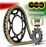 REGINA Kettensatz Ketten-Kit f&uuml;r Yamaha XVS125 Drag...