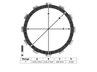 Kupplung für KTM 125 LC2 / Sting 125 Lamellen Federn...