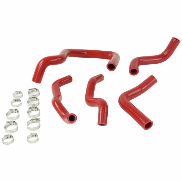 Kühlerschlauch für Honda CB 400 F in rot 98-06