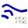 Kühlerschlauch für Suzuki DRZ 400 S  00-19 / SM 05-19  in blau
