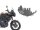 Motorschutz für Kawasaki KLE 650 Versys Bj.07/10-14 silber