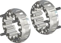 Spurverbreiterung Hard Racing KIT2 für Yamaha YFZ...