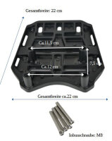 Topcase Träger für Honda PCX 125 / 150 / 160