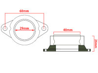 Ansaugstutzen Vergaser für Kawasaki Z 1000 J LTD Z...