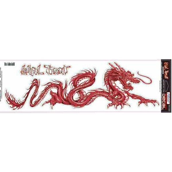 LETHAL THREAT Aufkleber Dragon red