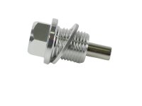 Ölablassschraube für Suzuki/Husqvarna/Hyosung/Kymco/Sachs Magnet Silber M14x12,5